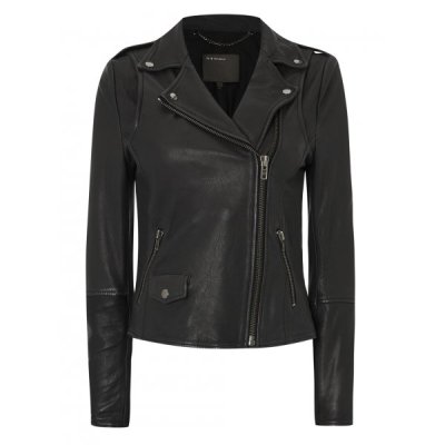 leather muubaa biker jacket